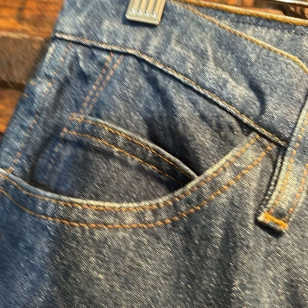 NWT Frame Le Italien Straight Jean in Vintage Blue 24 - Picture 14 of 16